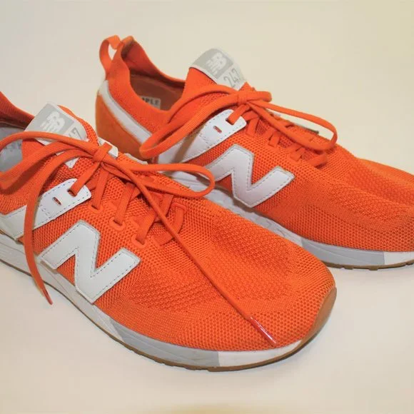 New Balance Rev Lite 247 Orange White Mesh Sneakers Shoes SAMPLE Men Size 10.5 ? - Picture 12 of 12